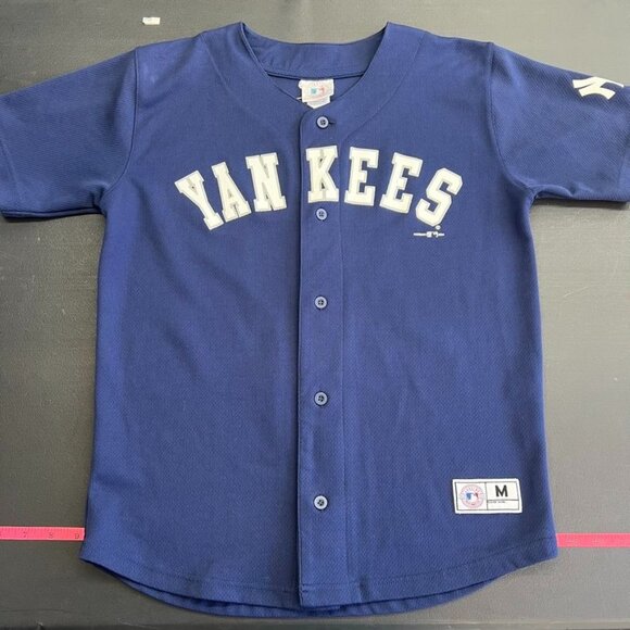 Genuine Merchandise Vintage New York Yankees 55 Matsui Baseball Jersey Kids Size - Picture 8 of 14